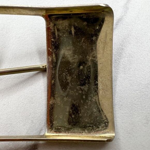 Vintage RMP Initials Letters Silver Tone Simple Basic Belt Buckle - Picture 7 of 7